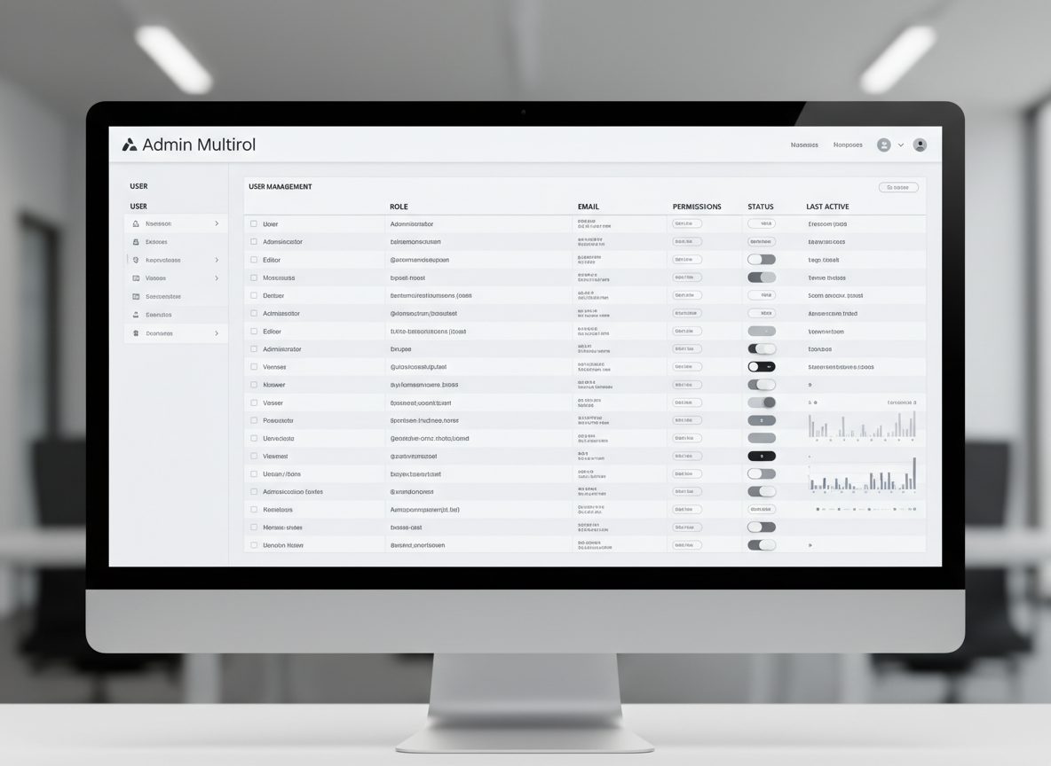 Interfaz de aplicación web moderna creada por Innovax