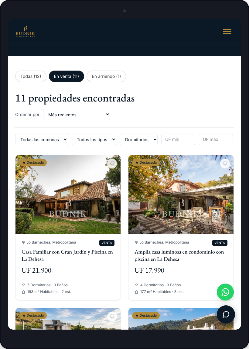 BUDNIK PROPIEDADES
